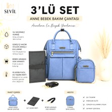 Sevil Çanta Sevil Collection Elite  Anne Bebek Bakım Sırt Çantası