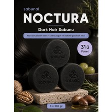 Sabunal Noctura Dark Hair Sabunu 3 Adet - Koyu Saç Görünümü ve Saç Derisi Için Parlak Günlük Bakım Sabunu