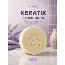 Sabunal Keratıx Keratin Sabunu - Saç, Sakal ve Cilt Için Güçlü, Pürüzsüz ve Bakımlı Görünüm Sabunu 100 gr