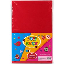 Puti Karışık Renk A4 Yapışkanlı Keçe 20X30 cm 10'lu