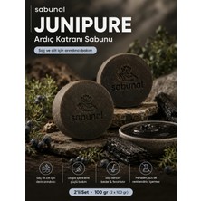 Sabunal Junıpure Ardıç Katran Sabunu 2 Adet - Saç Derisi, Kepek Görünümü ve Doğal Arındırıcı Vücut Bakımı