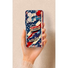 Vip Case Infinix Note 30 Uyumlu Amerikan Chevrolet Desenli Silikon Kılıf