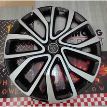 Yk 16 Inç Peugeot 208 / 301 / 306 / 308 / 407 / Partner / Rifter Uyumlu Jant Kapağı 4'lü Takım Amblem Hediyeli