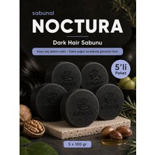 Sabunal Noctura Dark Hair Sabunu 5 Adet - Koyu Saç Görünümü ve Saç Derisi Için Parlak Günlük Bakım Sabunu