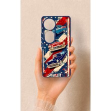 Vip Case Vivo V40 Uyumlu Amerikan Chevrolet Desenli Silikon Kılıf