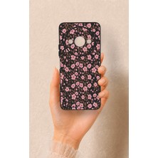 Vip Case Redmi A3 Uyumlu Mini Pembe Çiçek Desenli Silikon Kılıf