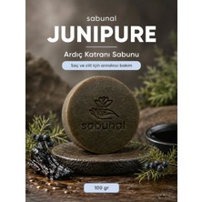 Sabunal Junıpure Ardıç Katran Sabunu - Saç Derisi, Kepek Görünümü ve Doğal Arındırıcı Vücut Bakımı 100 gr