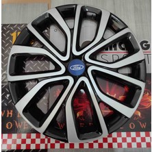 Yk 16 Inç Ford Focus / Fiesta / Mondeo / Fusion Uyumlu Jant Kapağı 4'lü Takım Amblem Hediyeli