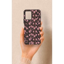 Vip Case Vivo Y33S Uyumlu Mini Pembe Çiçek Desenli Silikon Kılıf
