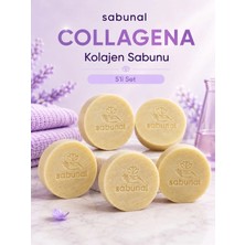 Sabunal Collagena Kolajen Sabunu 5 Adet - Sıkı, Esnek ve Canlı Cilt Görünümü Için Doğal Günlük Bakım Sabunu