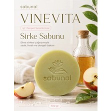 Sabunal Vınevıta Sirke Sabunu - Ferah, Dengeli ve Arındırıcı Cilt Için Elma Sirkeli Bakım Sabunu 100 gr