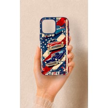 Vip Case iPhone 16 Pro Max Uyumlu Amerikan Chevrolet Desenli Silikon Kılıf
