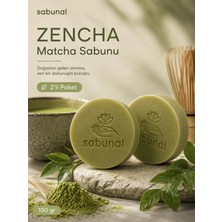 Sabunal Zencha Matcha Sabunu 2 Adet - Arındırıcı Canlı Dengeli Cilt Için Yeşil Çaylı Doğal Bakım Sabunu