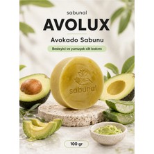 Sabunal Avolux Avokado Sabunu - Kuru ve Mat Cilt Için Yumuşatıcı Nem ve Besleyici Günlük Bakım Sabunu 100 gr