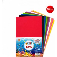 Puti Karışık Renk A4 Klasik Düz Eva 20X30 cm 10'lu
