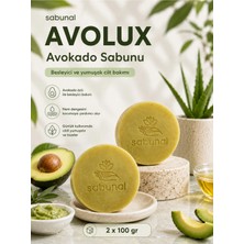 Sabunal Avolux Avokado Sabunu 2 Adet - Kuru ve Mat Cilt Için Yumuşatıcı Nem ve Besleyici Günlük Bakım Sabunu