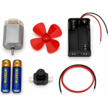 Ardecem Bilgisayar Pervaneli DC Motor Deney Seti STEM Deney Kiti
