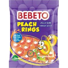 Bezos Peach Rings Şeftali Halkası 80GR