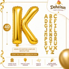 Deha Parti K Harf Gold Folyo Balon 40CM