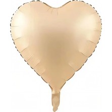 Deha Parti Karamel Kalp Folyo Balon 40CM Sevgililer Günü Evlilik Teklifi Romantik Doğum Günü