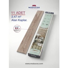 Moducoo Alta Skin Kendinden Yapışkanlı Parke 2,5 mm – Dayanıklı Zemin Kaplama (11 Adet / 2,47 m²)