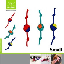 Nunbell Köpek Oyun Çift Düğümlü Top Ufak