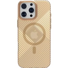Hobibahçem iPhone 16 Pro Max Stella Pc Sert Magsafe Kılıf - Gold