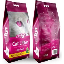 Catfun Kedi Kumu 10 Lt Pudralı