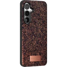 Hobibahçem Galaxy S24 Fe Bright Simli Kapak - Derin Mor