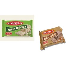 Koska Fıstıklı ve Kakaolu Tahin Helvası 500 gr 2 Lezzet Bir Arada