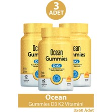 Ocean Gummies D3 K2 Vitamini 60 Adet 3 Adet
