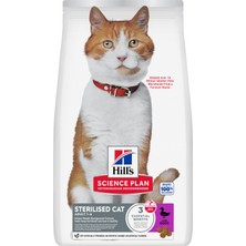 Hill's Science Plan Kısırlaştırılmış Ördekli Yetişkin Kedi Maması 10KG  /evcil Hayvan Göz Temizleme Mendili Hediyeli