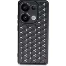 Uravas Store Xiaomi Redmi Note 13 Pro 4g Kılıf Petek Silikon Kapak - Siyah