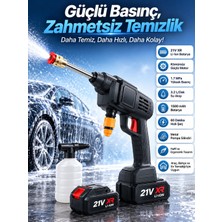 Uravas Store Bahçe Sulama Tabancası Makinesi Yüksek Basınçlı Akülü Yıkama Makinesi