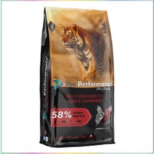 Pro Performance Kısırlaştırılmış Kuzu Etli & Somonlu & Karidesli ve Kızılcıklı Kedi Maması 2 kg