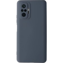 Uravas Store Xiaomi Redmi Note 10 Pro Kılıf Nano Içi Kadife Silikon - Gri