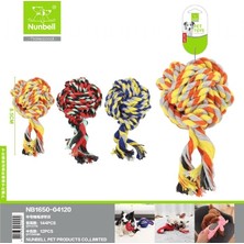 Nunbell Köpek Stres Topu Diş Ipi Çap: 8 cm (1 Adet)
