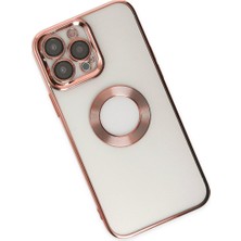 Hobibahçem iPhone 14 Pro Kılıf Slot Silikon - Rose Gold