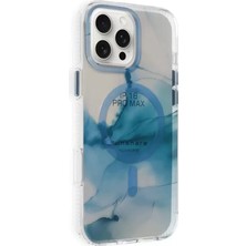 Hobibahçem iPhone 16 Pro Max Phantom Magsafe Kapak - Mavi