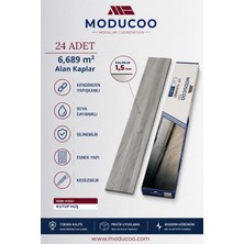 Moducoo Kutup Huş Kendinden Yapışkanlı Pvc Parke 6,689 M² Su Geçirmez