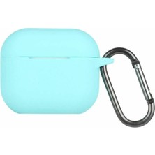 Bezos Airpods 3 (3.nesil) Hang Kılıf - Turkuaz