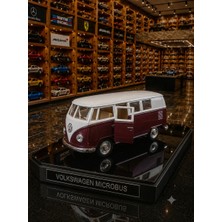 Oyuncak Sahili Volkswagen 1962 Model Minibüs Diecast 1:36 Metal Plastk Araba Kapı Bagaj Açılır 13CM Koleksiyon Model Kahverengi