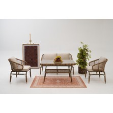 Divona Home Maxx Bahçe Balkon Oturma Grubu (2+1+1+Masa)