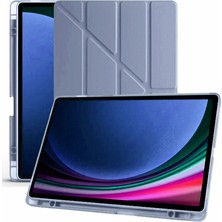 Hobibahçem Galaxy X610 Tab S9 Fe Plus 12.4 Kılıf Kalemlikli Mars Tablet Kılıfı - Lavender