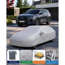 Cocem Chery Tiggo 8 Pro Premium Araç Brandası Su Geçirmez Uv Korumalı Tam Koruma Gri 2021-2026