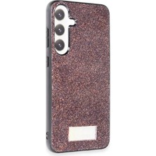 Hobibahçem Galaxy A55 5g Bright Simli Kapak - Derin Mor