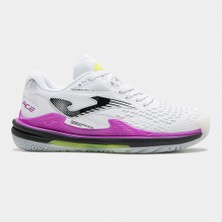 Joma TACELS2602AC Ace Sert & Toprak Kort Kadın Tenis Ayakkabısı - Beyaz/pembe