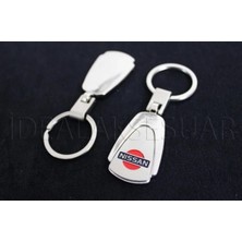 İdeal Aksesuar Nissan Metal Oval Anahtarlık Şık Kaliteli Aksesuar Çanta Araba New