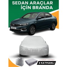 Cocem Tüm Sedan Araçlar ile Uyumlu Lüks Araba Brandası Miflonlu Branda Oto Çadır Örtü