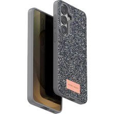 Hobibahçem Galaxy S26 Plus Bright Simli Kapak - Gümüş